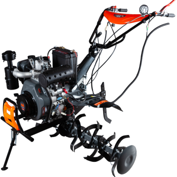 Motocultor TDK1100 Evotools PLUS Motor Diesel KAMA Pornire Electrica cu Roti de Transport / P[CP]: 11